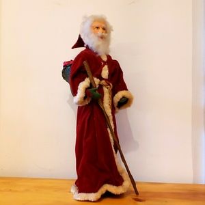 Vintage Santa Claus Papier Mache Figurine
